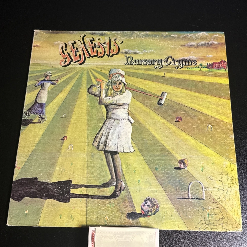 Genesis Nursery Cryme LP 1972 Charisma CAS 1052 Scroll Label EX/VG+